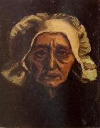 Vincent Van Gogh Head of an old Peasant Woman with White Cap (nn04) oil painting artist